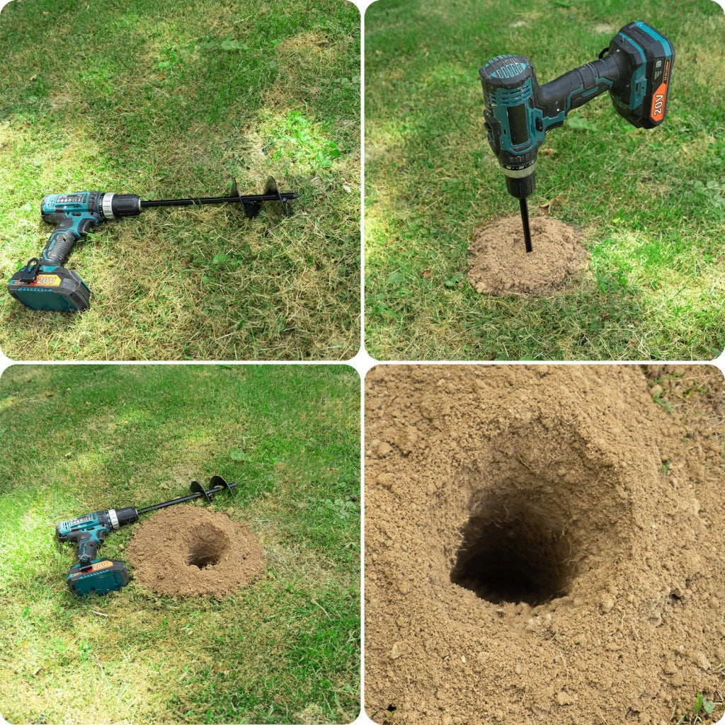 Punta da trapano KADAX per terreno, per trapano da giardino, per avvitatori 6/31