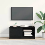 Mobile TV-Credenza per TV-Console TV Rovere Nero 80 x 35 x 36,5 cm Legno multistrato