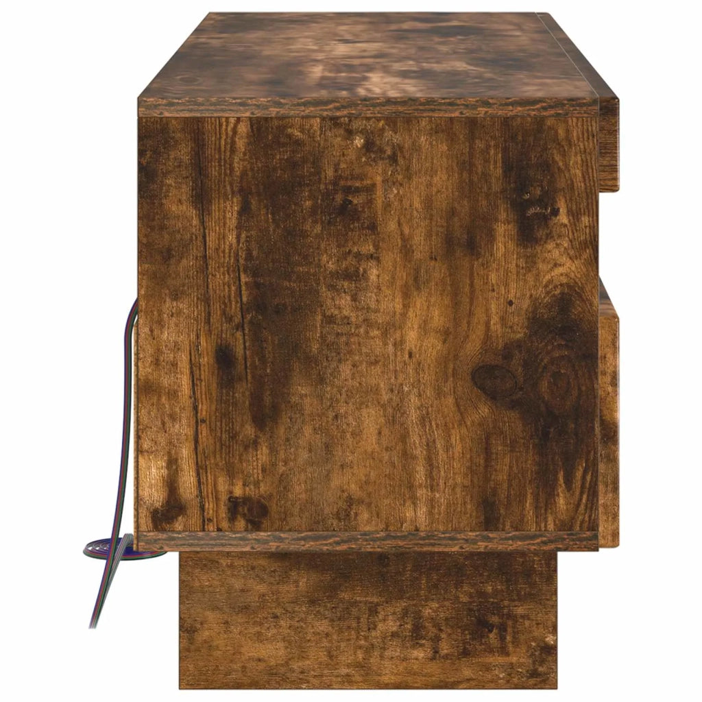 Mobile TV LED Rovere Fumo Legno ingegnerizzato 896110