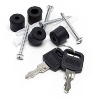 Set Cassetta postale singola autoportante V17 antracite, con telaio di supporto