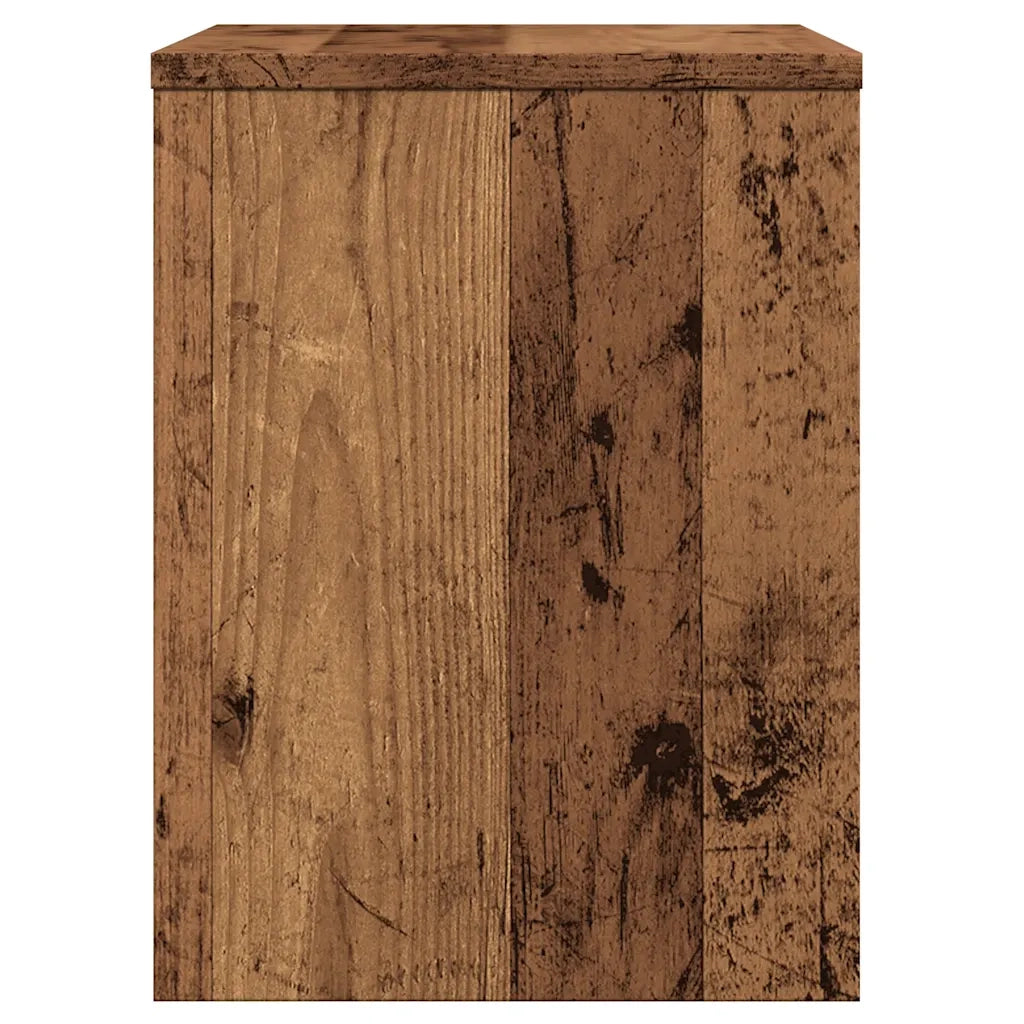 Comodino | Armadio da Notte | Mobiletto da notte Legno Vecchio 40x30x40 cm in Truciolato