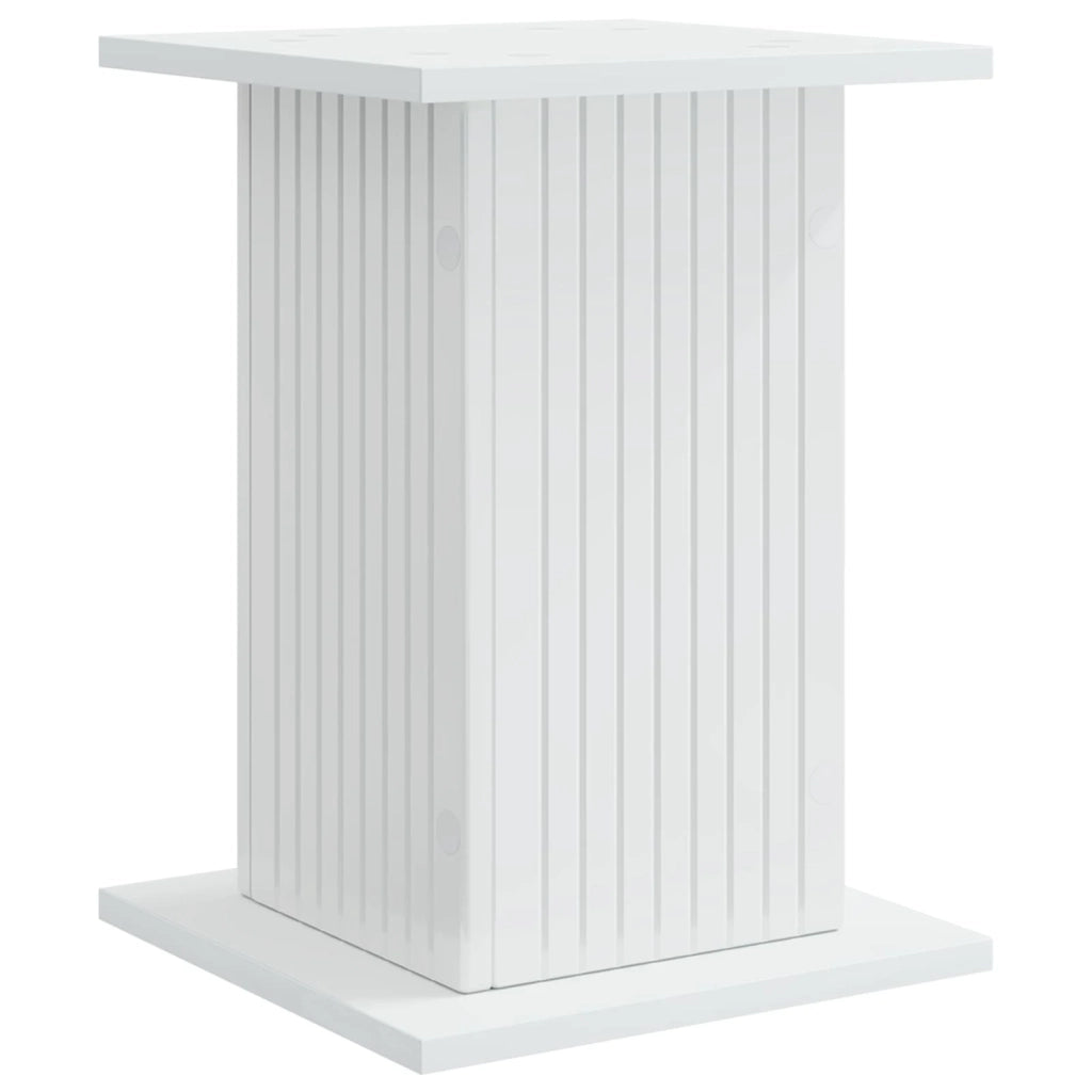 Supporto per piante 2 pcs Bianco Lucido 30,5 x 30 x 43 cm