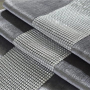 Tavolo di servizio in legno 32 x 180 cm con decorazione glitter in diamante argentato per tavolo da cucina, tavolo salotto, mobile, mobile vino