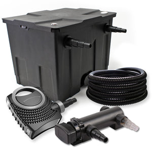 Set filtro a 1 camera 12000l chiarificatore UVC 18W pompa NEO8000 da 70W tubo