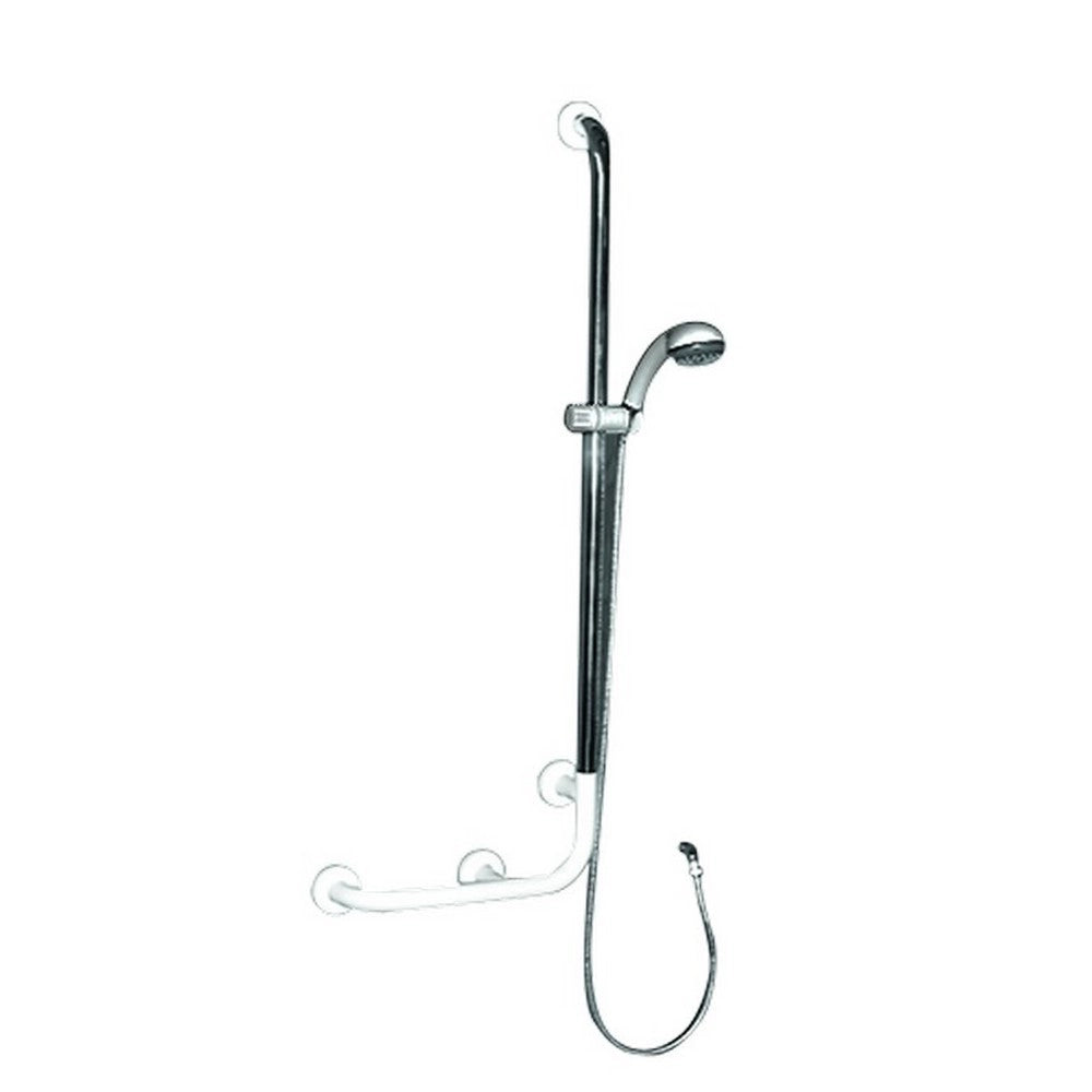 Maniglia inox con saliscendi laterale goman