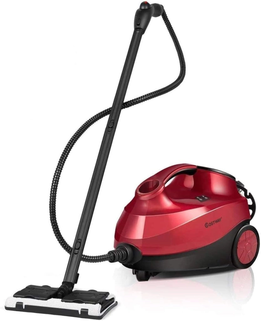 2000W Pulitore a Vapore con 19 Accessori e Serbatoio da 1,5L, Vapore per Tappeti, per Pulizie Profonde Pavimenti Finestre e Macchine (blu)