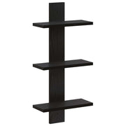 Scaffale da parete Rovere Nero 30 x 13,5 x 64,5 cm 8020314