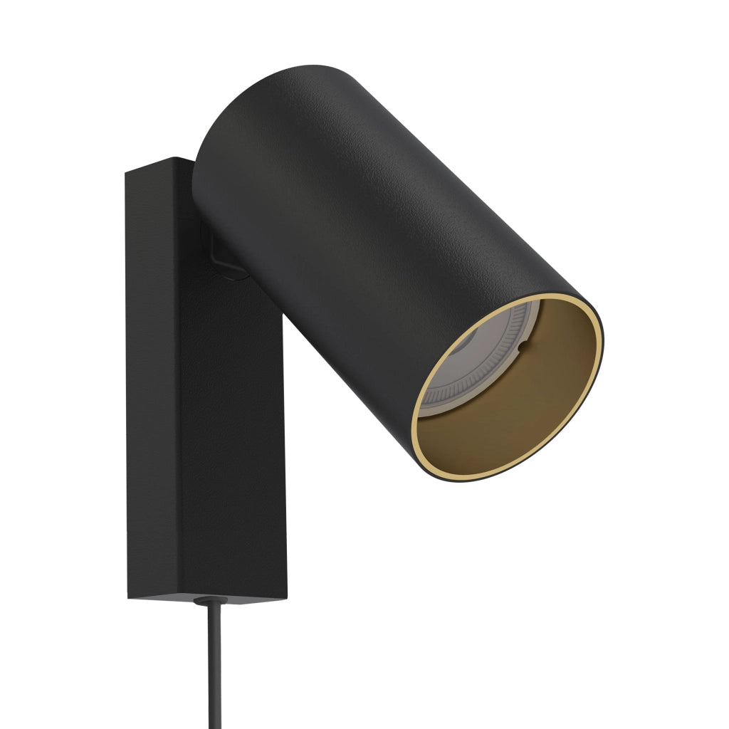 Applique LED Nowodvorski MONO 7765 GU10 nero ottone acciaio