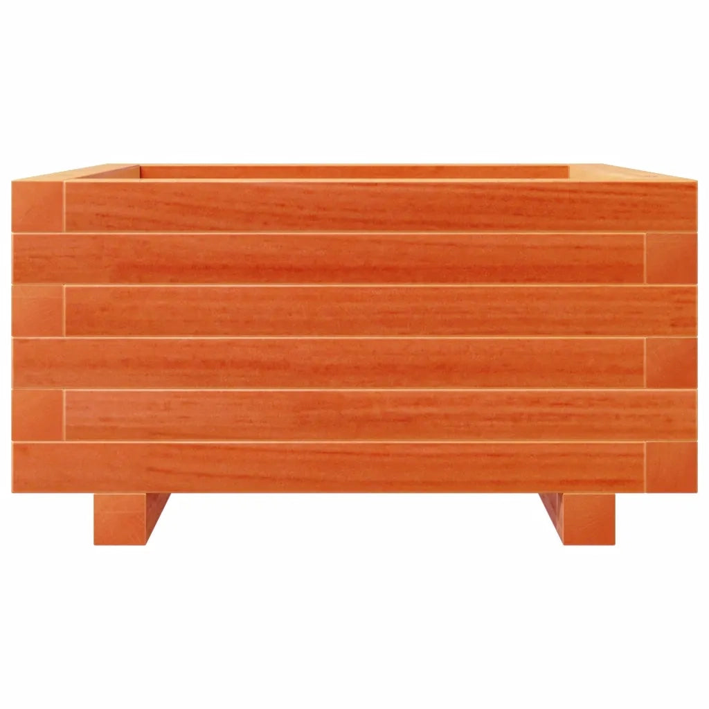 Fioriera Giardino Marrone Cera 50x50x26,5cm Legno Massello Pino 847295