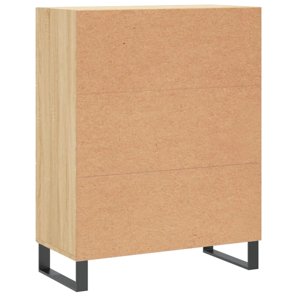 Credenza Rovere Sonoma 69,5x34x90 cm in Legno Multistrato 827879