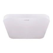 Plafoniera bagno LED moderna bianca quadrata 33cm 24W Struhm