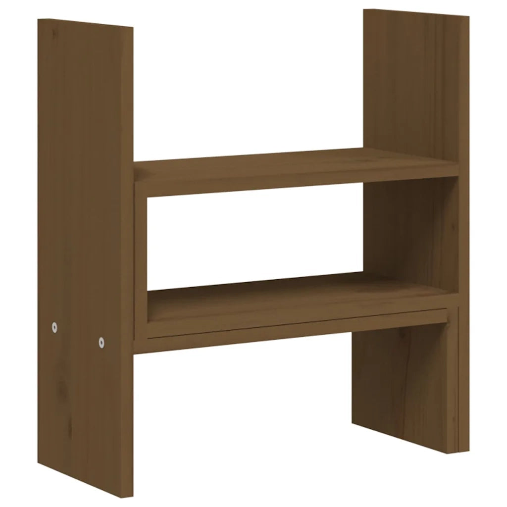 Supporto Monitor ambra (39-72)x17x43 cm Legno Massello di Pino 814012
