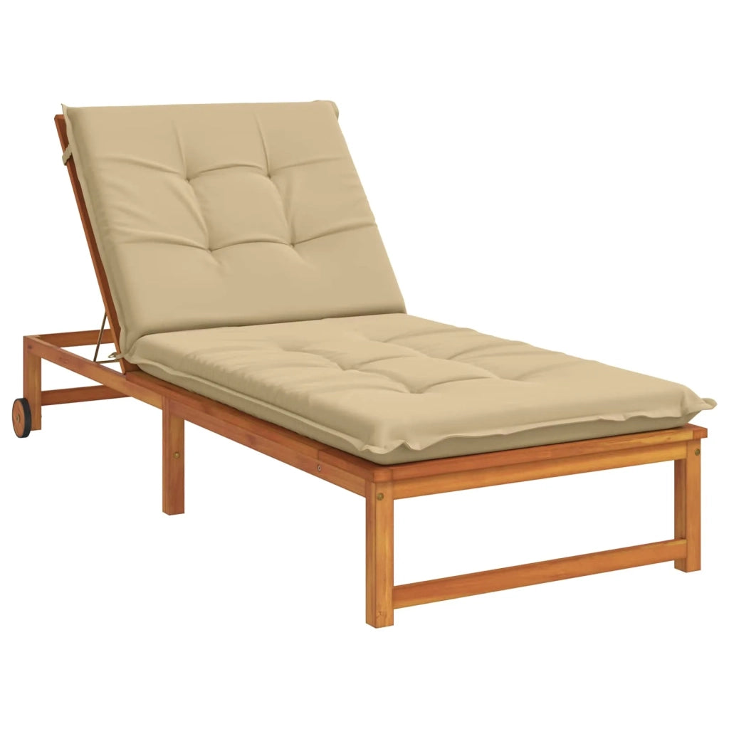 Cuscino per Lettino GEMERT 100% Poliestere Beige 947469