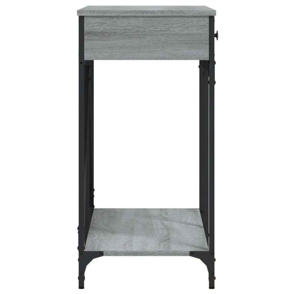 Tavolo Consolle | Tavolo d'Ingresso Grigio Sonoma 100x39x78,5 cm Legno Multistrato