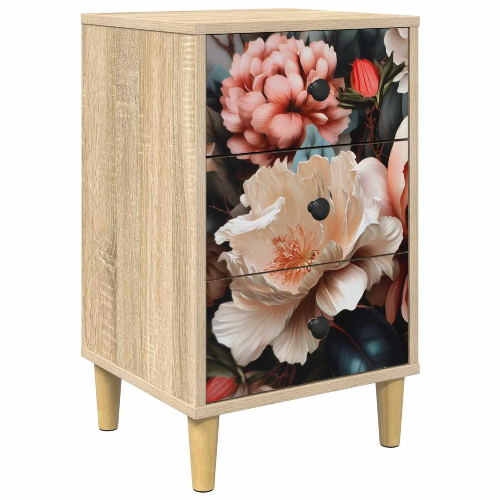 Armadio da Notte BORNE Rovere Sonoma 36 x 33 x 60 cm 8007283