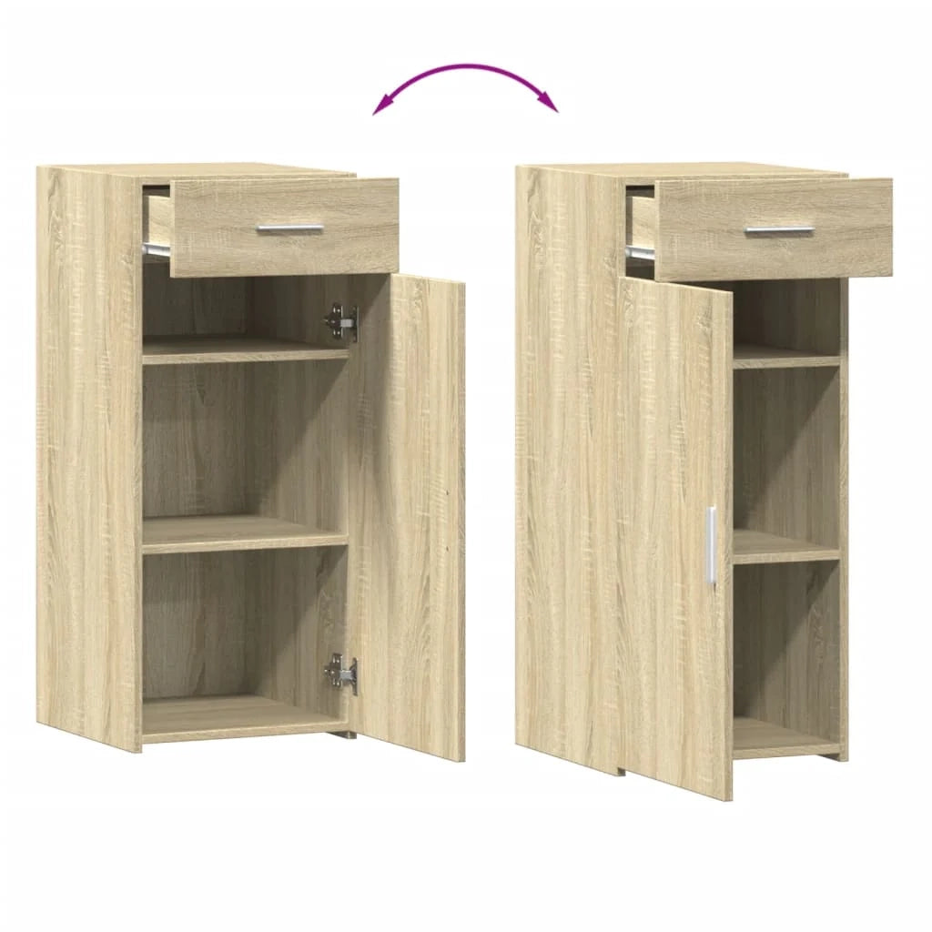 Mobiletto con cassettiera mobile contenitore organizer cucina soggiorno salotto sonoma 40 x 425 x 93 cm legno ingegnerizzato marrone 02_0031568