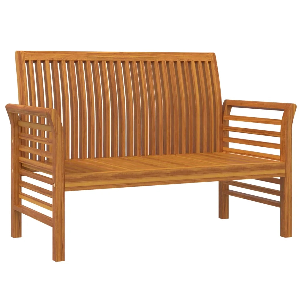 Set Divani Giardino 2pz | Set Salotto da Giardino con Cuscini Grigio Scuro Legno Massello