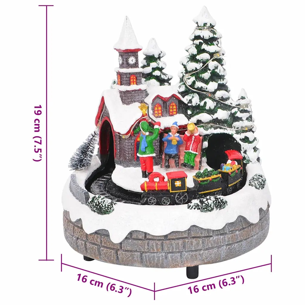 Tavolo di Natale Multicolore 16 x 16 x 19 cm Resina CFW6449447