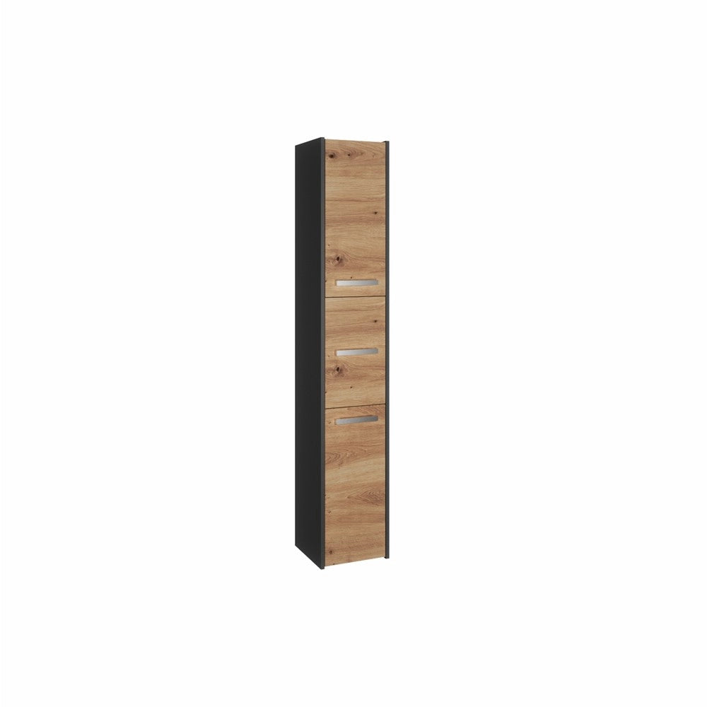Colonna bagno SARA S33 antracite rovere artisan
