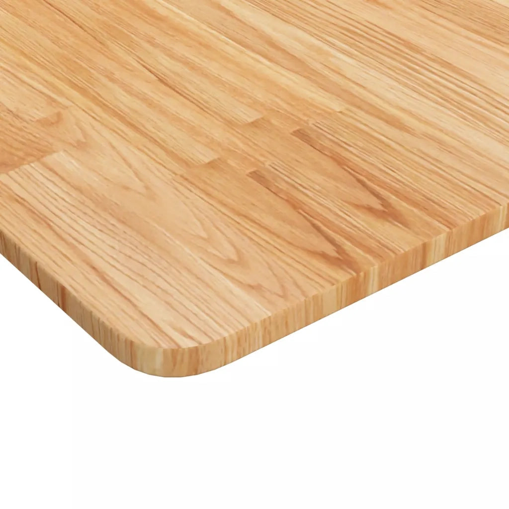 Piano Bagno Marrone Chiaro 100x60x1,5cm Legno Massello Trattato CFW4131672