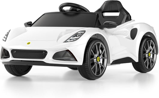 Macchina Elettrica per Bambini Licenza Ufficiale Lotus Emira 12V 4,5Ah Bianco