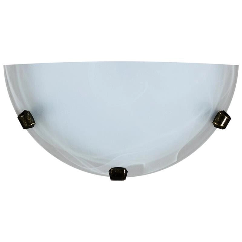 DUNA LAMPADA APPLIQUE DA PARETE E27 1 LUCE BIANCA