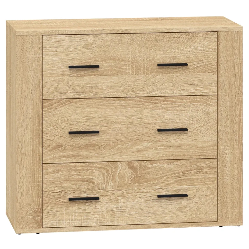 Credenze 2 pz Rovere Sonoma in Legno Multistrato 3185410