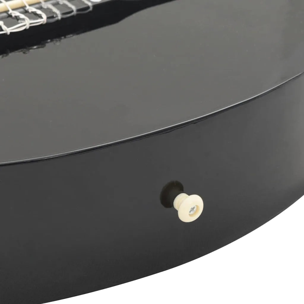 Chitarra Classica Cutaway Western con 6 Corde Nera 38" CFW1064894