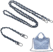 Cinturino per borsa 2 pezzi - Cinturino metallico per borsa - Cinturino moda in denim - Cinturino da spalla - Cinturino da tasca - Larghezza 25cm/120cm