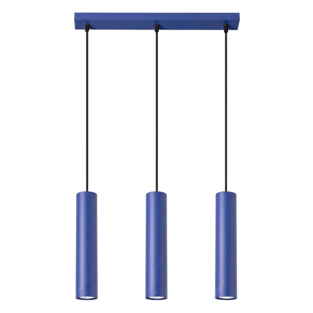 Lampada a sospensione LAGOS 3L oltremare
