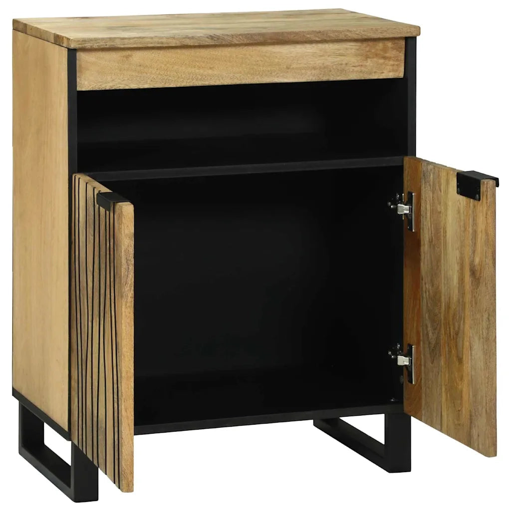 Credenza | Madia | Buffet da pranzo | Armadio da pranzo Marrone 60 x 33 x 75 cm legno massello di mango