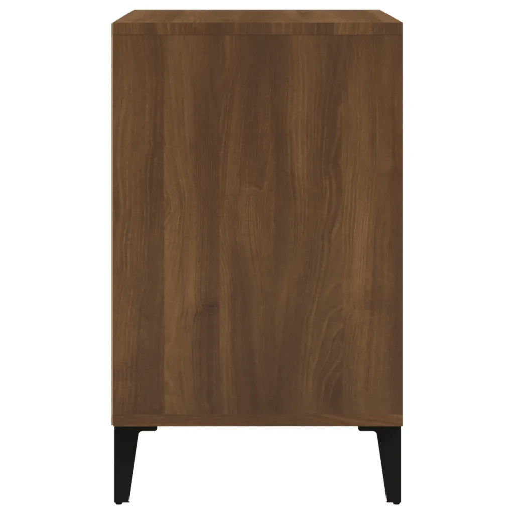 Scarpiera Rovere Marrone 102x36x60 cm in Legno Multistrato cod mxl 35755