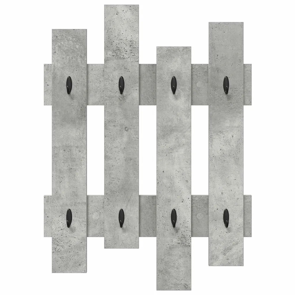 Appendiabiti a muro Grigio cemento 60 x 3 x 82 cm CFW9322102