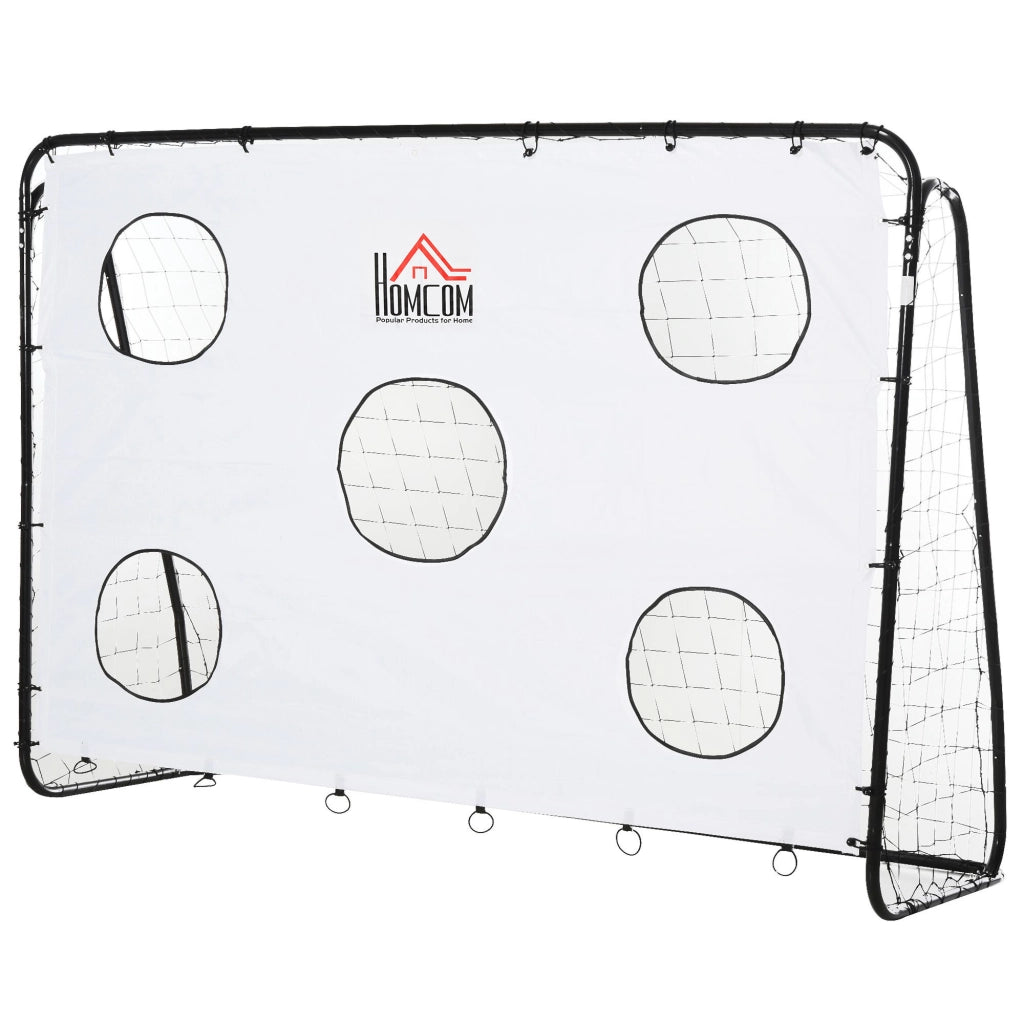 Cage de foot 2 en 1 con bersagli ¨C zephmum ¨C bianco 240x88x174 cm