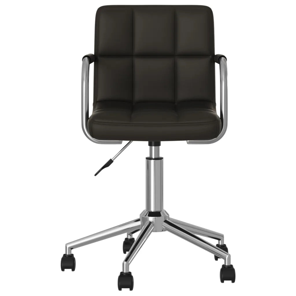 Sedia da Ufficio Girevole Nera in Similpelle cod mxl 55012