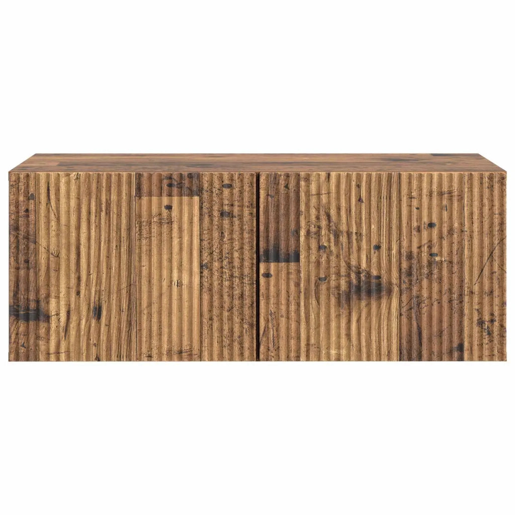 Mobile Porta TV da Muro Legno antico 78,5 x 41 x 30 cm