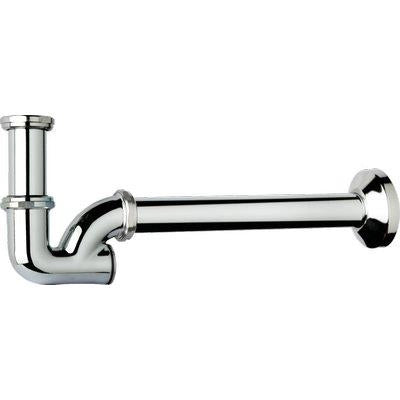 SIFONE CR A P ISPEZIONE POSTERIORE TEA  OTTONE CROMATO 11/4 CANNA CM 25