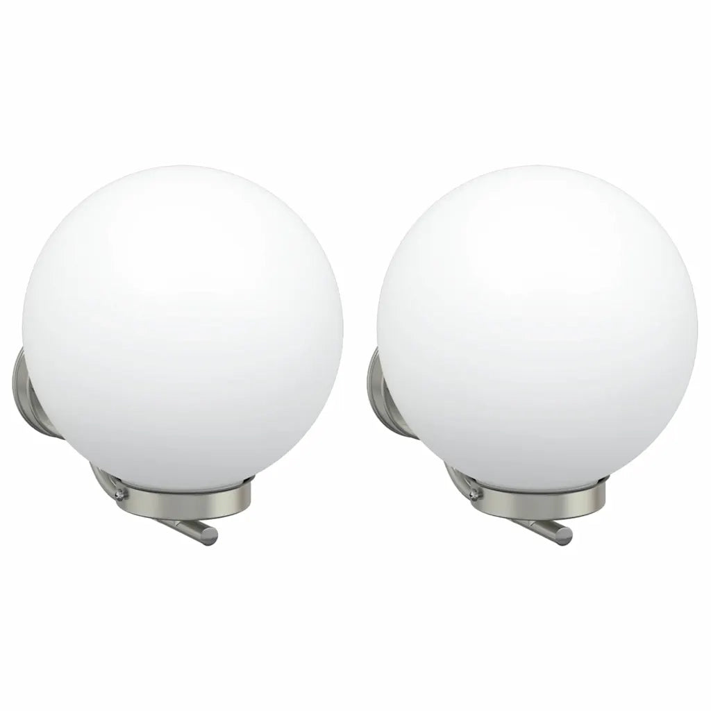 Lampada da Parete Esterna 2 pz Argento 29 x 25 x 33 cm CFW6521853