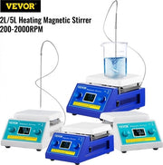 Regolatore Magnetico Digitale 200-2000 giri/min 2L 500 W Potenza Piastra di Regolazione Magnetica Massimo 300°C