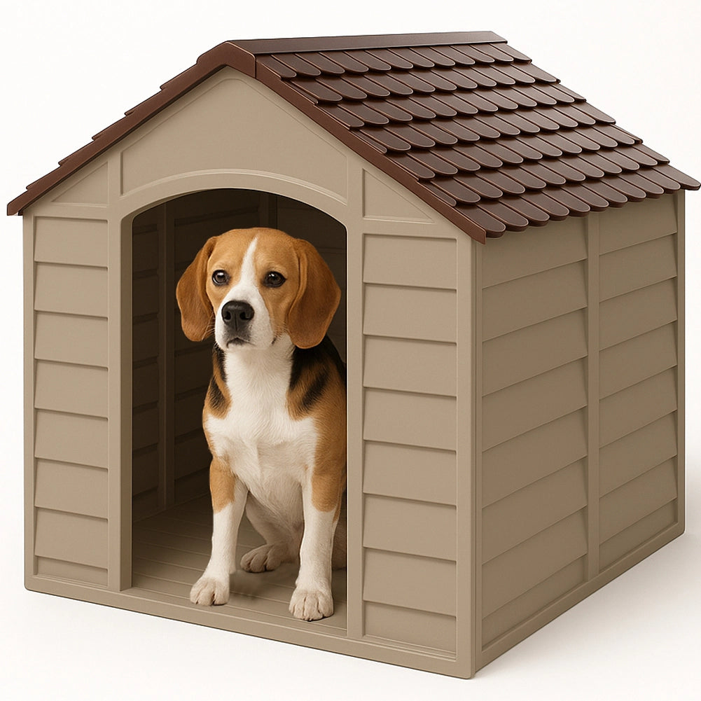 Casetta Cuccia per Cani da Esterno 72x72x68cm Cuccetta per Animali Domestici