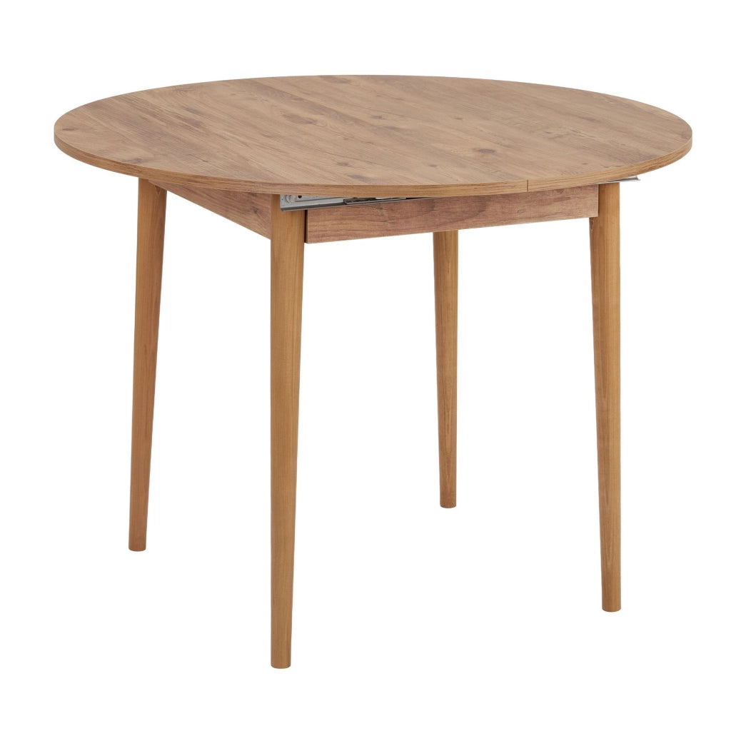 Tavolo da pranzo allungabile in legno "Viona" 100 x 100 x 75 cm - Pino Atlantico