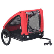 Rimorchio/carrello per animali domestici rosso 02_0044371