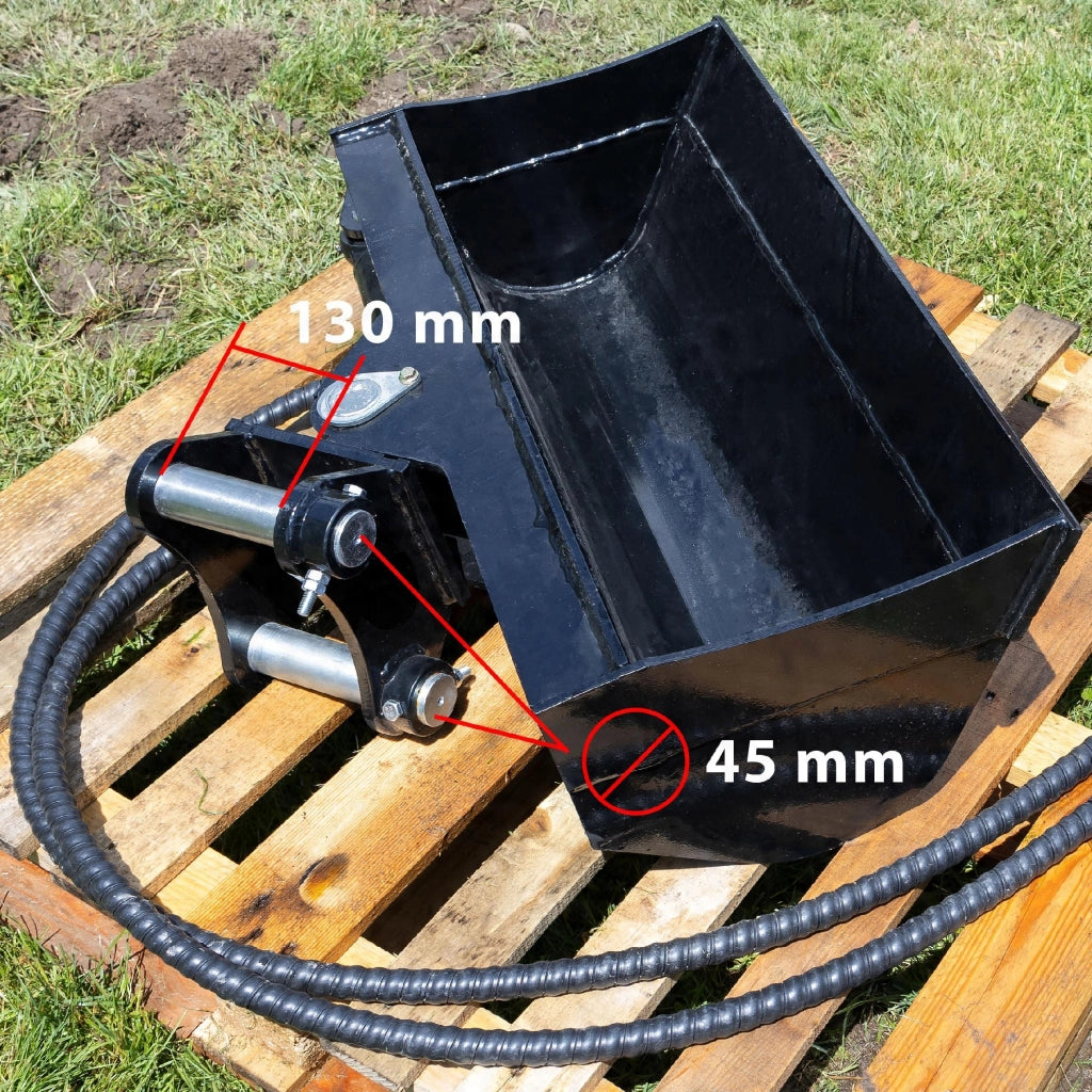 Benna Idraulica Inclinabile 80 cm per Escavatore 4 Tonnellate – Rosfix