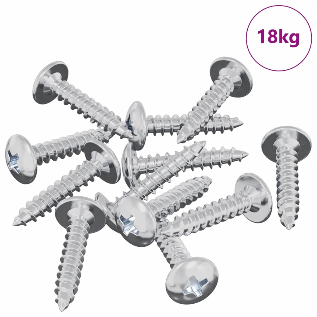 Chiodo autofilettante 10976 pcs Zincato Acciaio