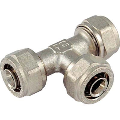 TEE MULTISTRATO BAMPI - OTTONE MM 16- 10 pezzi