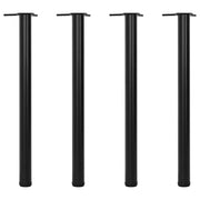 Set Gambe Tavolo Altezza Regolabile Nere 870 mm cod mxl 70731