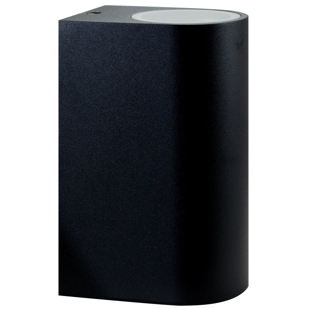 Applique esterna ovale IP44 2xGU10 nera su/giù Boston Polux