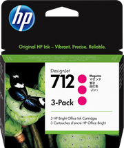 HP Confezione da 3 cartucce di inchiostro magenta originale DesignJet 712 da 29 ml