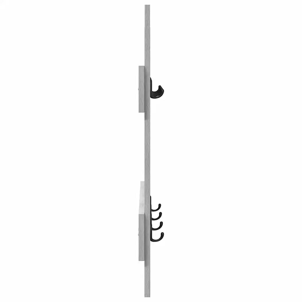 Appendiabiti a muro Grigio Sonoma 60 x 3 x 82 cm CFW6554951