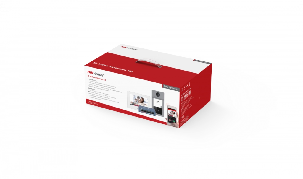 Kit videocitofono IP Monito Bianco 2 Mpx con lettore mifare per sblocco serratura